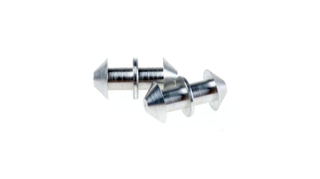 Rund beltekobling, stål, 5mm, Pakke med 25 stykk